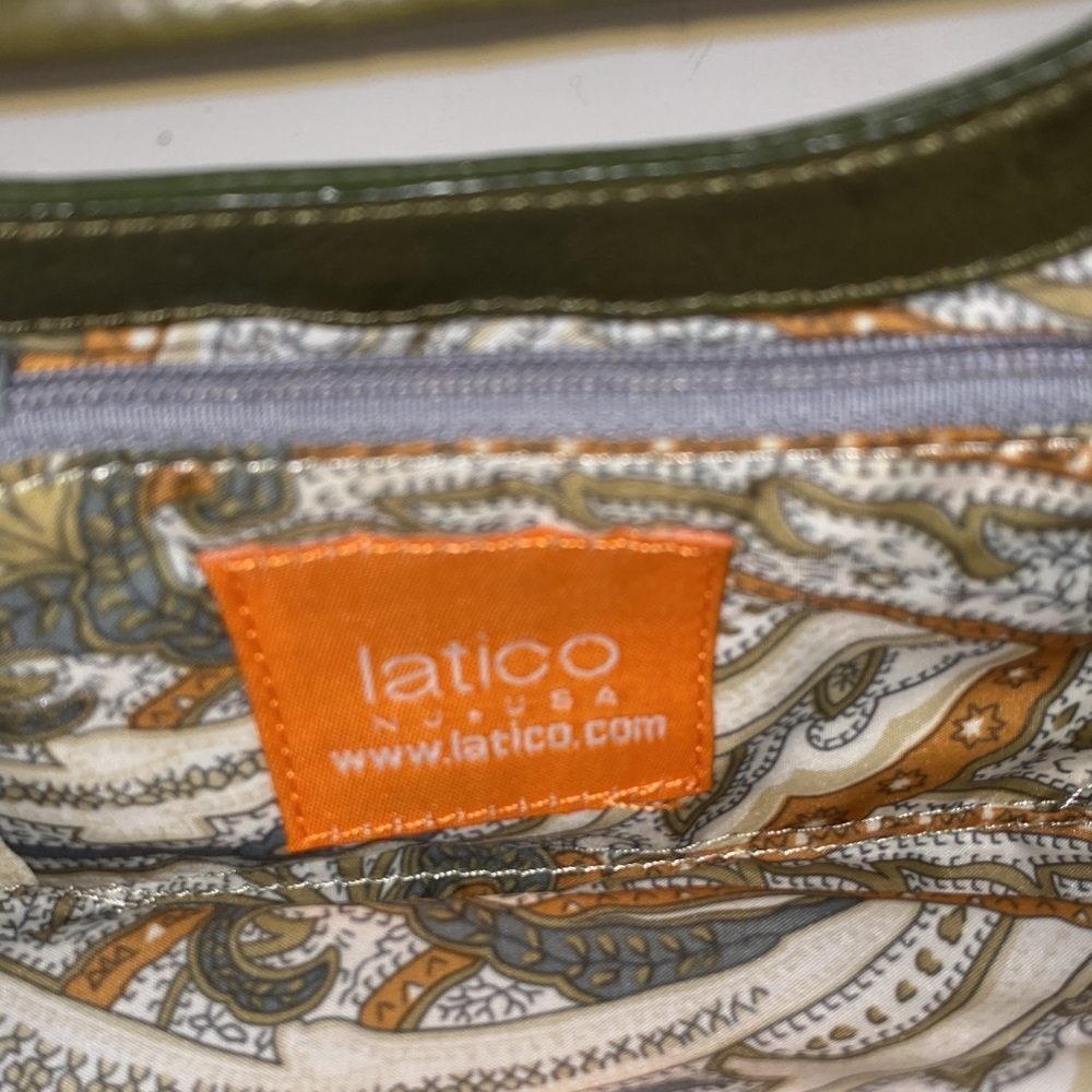 Latico Green leather purse - Picture 7 of 8